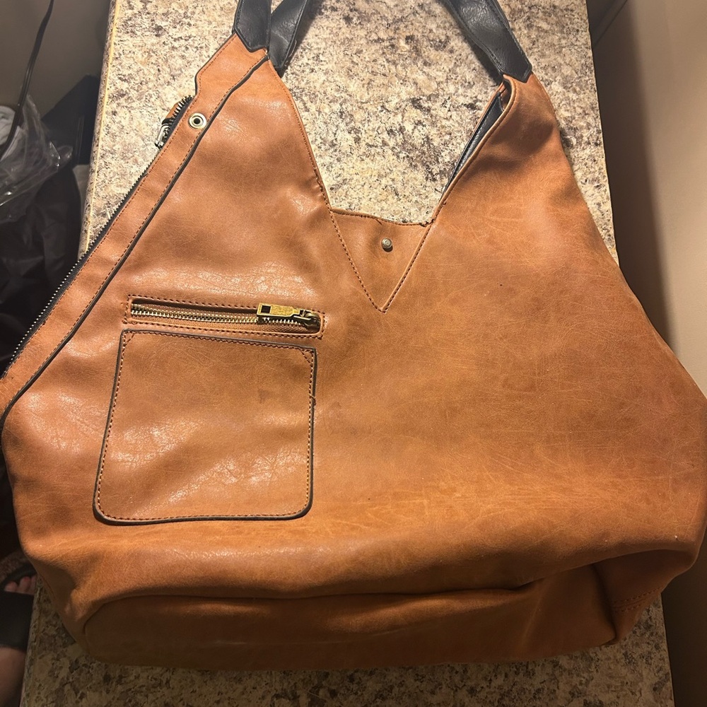Stylish Tan Women's Bag Soft Leather